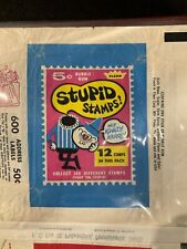 1967 Fleer Stupid Stamps Non-Sports Card 5-cent Wrapper picture
