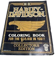 Vintage Harley Davidson 1988 Collectors Edition Coloring Book Unused picture