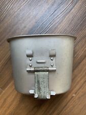 US Army Vietnam Era 1965 Metal Steel Canteen Cup Vintage Military  picture