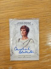 Star Wars: Topps Masterworks Caroline Blakiston Signed Trading Card picture