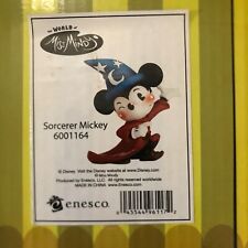 Enesco Disney Showcase SIGNED World of Miss Mindy SORCERER MICKEY Figurine NEW picture