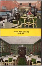 Paris, Kentucky Postcard NICK'S RESTAURANTS Two Locations - Kropp Linen c1940s picture