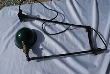 ANTIQUE 1893 O.C. WHITE INDUSTRIAL LIGHT ARTICULATED STEAMPUNK LAMP picture