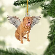 Keeshond Dog Sleeping Angel Ornament, Keeshond Dog Angel Wings Ornament,Keeshond picture