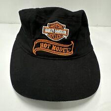 Harley Davidson Motorcycle Hot Model Black Hat New Womens One Size Adjustable picture