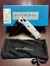 Benchmade Mini Bugout 533 Knife White Handle Black Drop Point Blade 533 picture