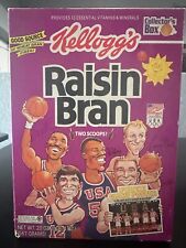 #8058 Kellogg's 1993 Raisin Bran Olympic Basketball Collector Cereal BOX ONLY  picture