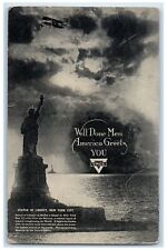 c1910's State Of Liberty New York City NY Reception Of Returning Troops Postcard picture