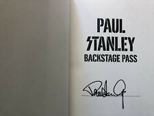 Paul Stanley autographed signed autograph KISS Backstage Pass hardcover book COA picture