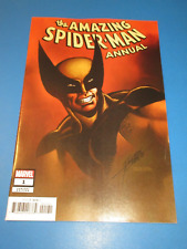 Amazing Spider-man Annual #1 Wolverine Variant VFNM Beauty Wow picture