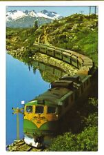 Train Locomotive Vintage Postcard Along the White Pass picture