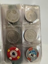 Vintage Casino Coin Lot Of 60 Plus 1998 ABC Tournament picture