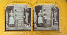 Colorful Panoptic Stereoscopic View, Tissue Card, Declaration of Love, c.1860 picture