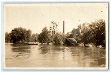 1911 Home Residence Flood Disaster Scene Beatrice NE RPPC Photo Postcard picture