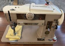 1957 Singer 401a Heavy Duty Beltless Embroidery Stitches Sewing Machine NA780792 picture