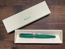 New ~ Rolex Ballpoint Pen Green Silver Collectible Pen - Rare picture
