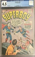 Superboy #68 CGC 4.5 DC 1958 Origin 1st Bizarro appearance Key 10 Cent Superman picture