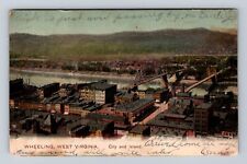 Wheeling WV-West Virginia, City And Island, Antique, Vintage c1907 Postcard picture