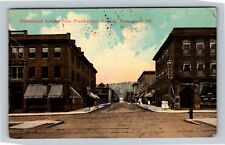 Homewood PA, Homewood Avenue, Drugstore, Pennsylvania c1913 Vintage Postcard picture