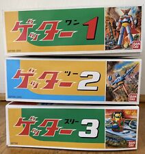 Getter Robot Set of 3 Super Robot Kits (9 inches tall) Bandai 1999 (Vintage) picture
