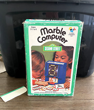 Vintage 1973 Sesame Street Marble Computer No. 3110 Complete w/ All Tiles & Box picture