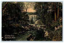 1909 Bradley Falls Waterfalls Mankato Minnesota MN Posted Antique Postcard picture