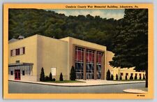Postcard Cambria County War Memorial Bldg. Johnstown Pennsylvania   E 7 picture