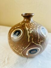 Vintage Handcrafted Pottery Decor Vase, Hand Painted. picture