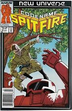 Marvel Comics-New Universe-Codename: Spitfire #10 Jun 30,1987 VG Condition picture