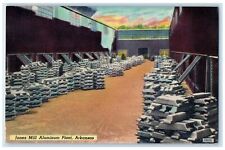 c1940's Jones Mill Aluminum Plant Scene Malvern Arkansas AR Unposted Postcard picture