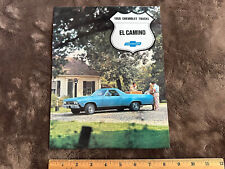1968 Chevrolet El Camino Foldout Sales Brochure 68 SS 396 picture