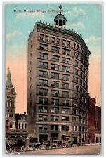 1916 D.S. Morgan Building Exterior Street Car Buffalo New York Vintage Postcard picture