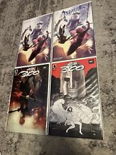 Comic lot two books signed with COA 6 books total picture