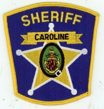 MARYLAND MD CAROLINE COUNTY SHERIFF NICE SHOULDER PATCH POLICE picture