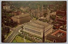 Civic Center Pittsburgh Pennsylvania Mellon Institute Aerial View VNG Postcard picture