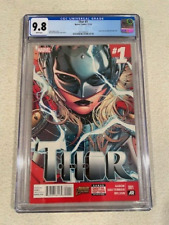 Thor 1 CGC 9.8 - Jane Foster Become New Thor (2014) Marvel Comics White Pages picture