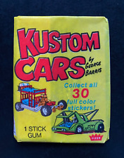 1974 Fleer Kustom Cars George Barris Sealed Wax Pack - 1st Series - Box Fresh picture