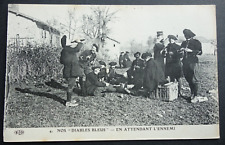 Our Blue Devils - Waiting for the enemy WW1 postcard (4) picture