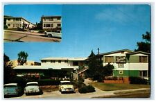 1960 Fairhill Hotel Apt. Overlooking Blue Pacific Building La Jolla CA Postcard picture