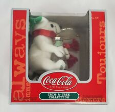 Coca Cola Brand Plush Collection Polar Bear Ornament Christmas Tree Collection picture
