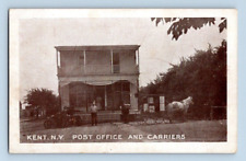 1907. KENT, NY. POST OFFICE & CARRIERS. POSTCARD. 1A38 picture