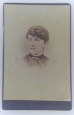 Antique 1800s Photograph Standard Cabinet Card 12 Female Photographer picture