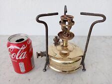 Stove Optimus Sweden Vintage in Brass Very Small Museum Old Portable Vacuum Oil picture