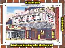 METAL SIGN - Ohio Postcard - Fairmount Theatre, Shaker Heights, Ohio picture