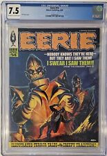 EERIE #14 CGC 7.5 OW/WH Pages HORROR MAG WARREN PUBLISHING 1968 Prezio Cover picture