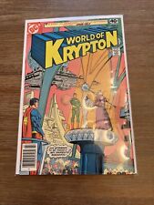 1979 World of Krypton Dc Comic Book #1 - SUPERMAN Every Copy Is High Grade picture