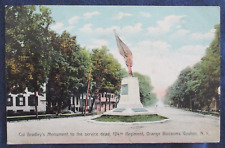 1910s Goshen New York Col. Bradley's Monument Military 124th Regiment Postcard picture