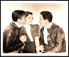 1938 HOLLYWOOD STARS CLARK GABLE MYRNA LOY & SPENCER TRACY TEST PILOT PHOTO  669 picture