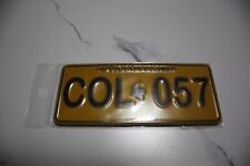 Colombian license plate magnet (From/Made in Colombia) picture