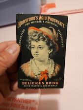 Vintage Trade Card Horsford's Acid Phosphate Waseca Minn. picture